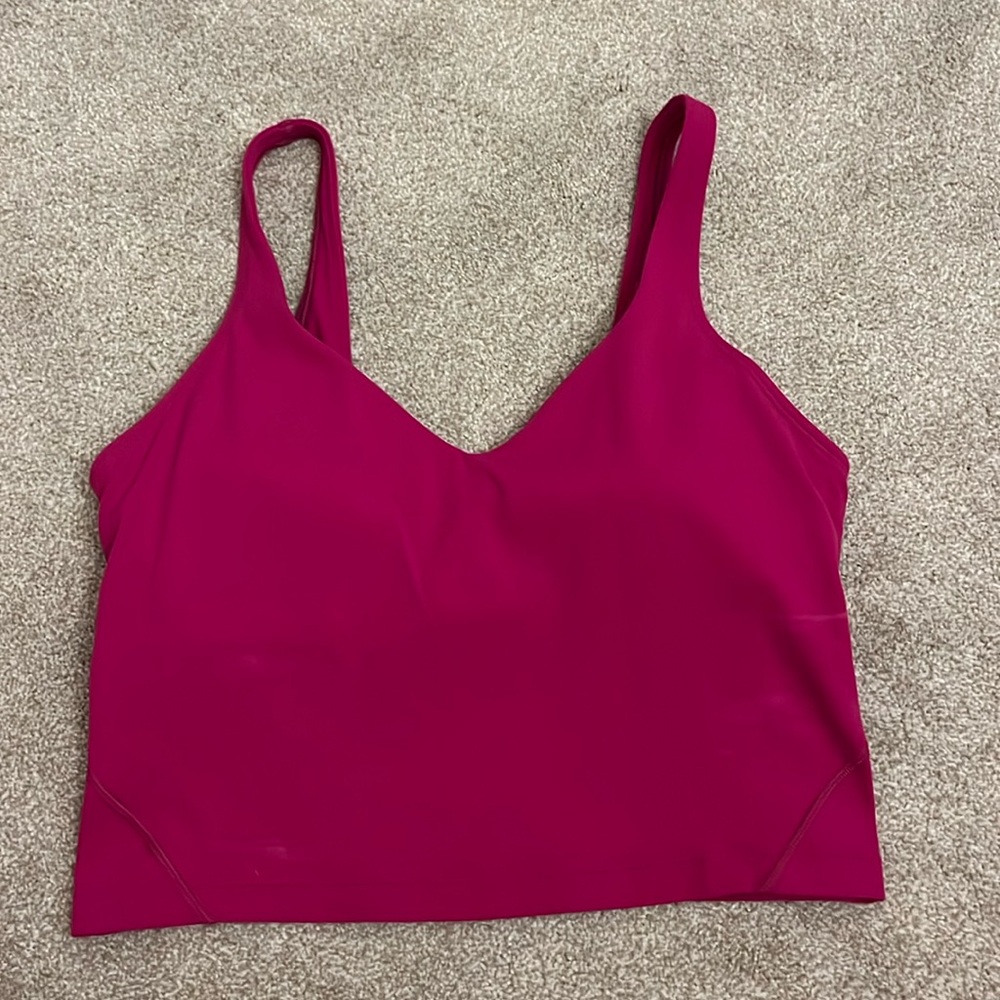 Lululemon Align Tank Size 8 In The Color Raspberry - image 2